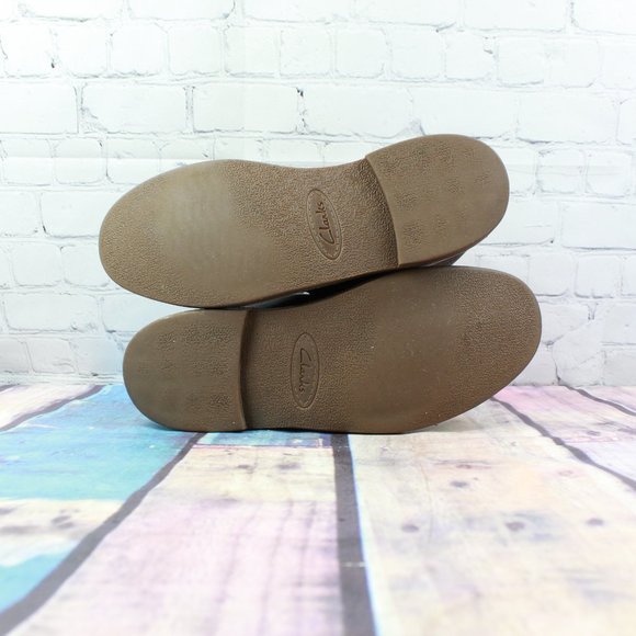 Clark's Bushacre 3 Brown Leather Chukka Lace Up Ankle Boots Size 11.5 M - Picture 9 of 9